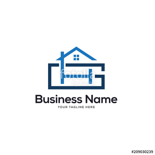 500x500 Gh Initial Company Logo Template Stock Image And Royalty Free