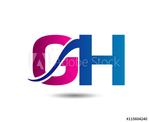 500x412 G And H, Gh Logo Vector