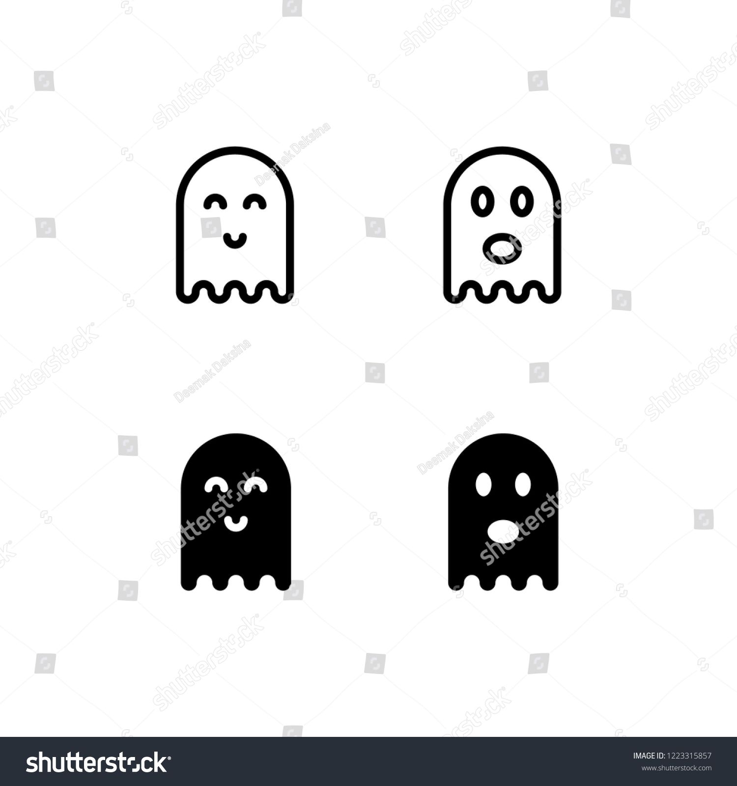 1500x1600 Ghost Icon Design Ghost, Halloween, Cute, Spooky, Horror, Icon