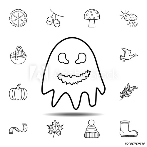 Ghost Icon Simple Outline Vector Element Of Autumn Icons Set 500x500 Ghost Icon Simple Outline Vector Element Of Autumn Icons Set