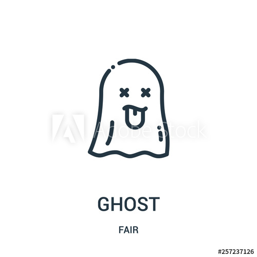 Ghost Icon Vector From Fair Collection Thin Line Ghost Outline 500x500 Ghost Icon Vector From Fair Collection Thin Line Ghost Outline