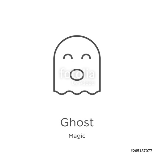 Ghost Icon Vector From Magic Collection Thin Line Ghost Outline 500x500 Ghost Icon Vector From Magic Collection Thin Line Ghost Outline