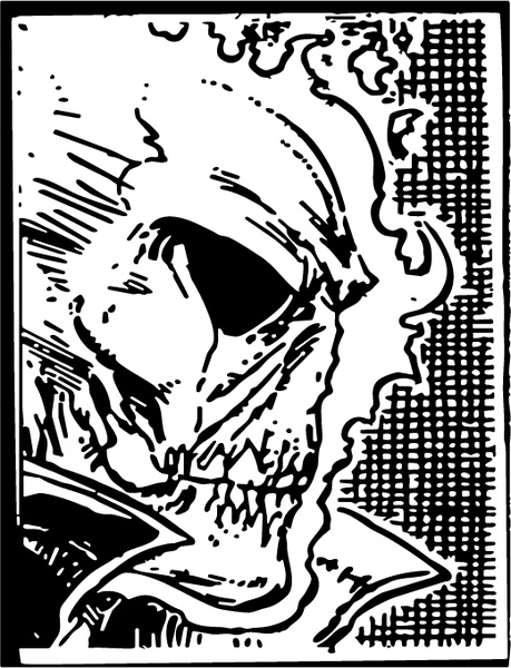 459x600 Ghost Rider Free Vector In Encapsulated Postscript