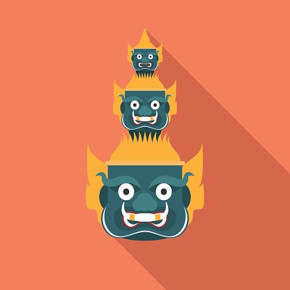 416x416 Head Giant Of Thailand Vector Premium Clipart