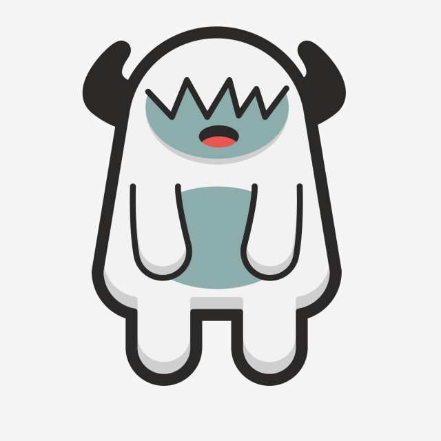 640x640 Monster Monster Bigfoot Monster Giant, Free Buckle, Lovely, Cute