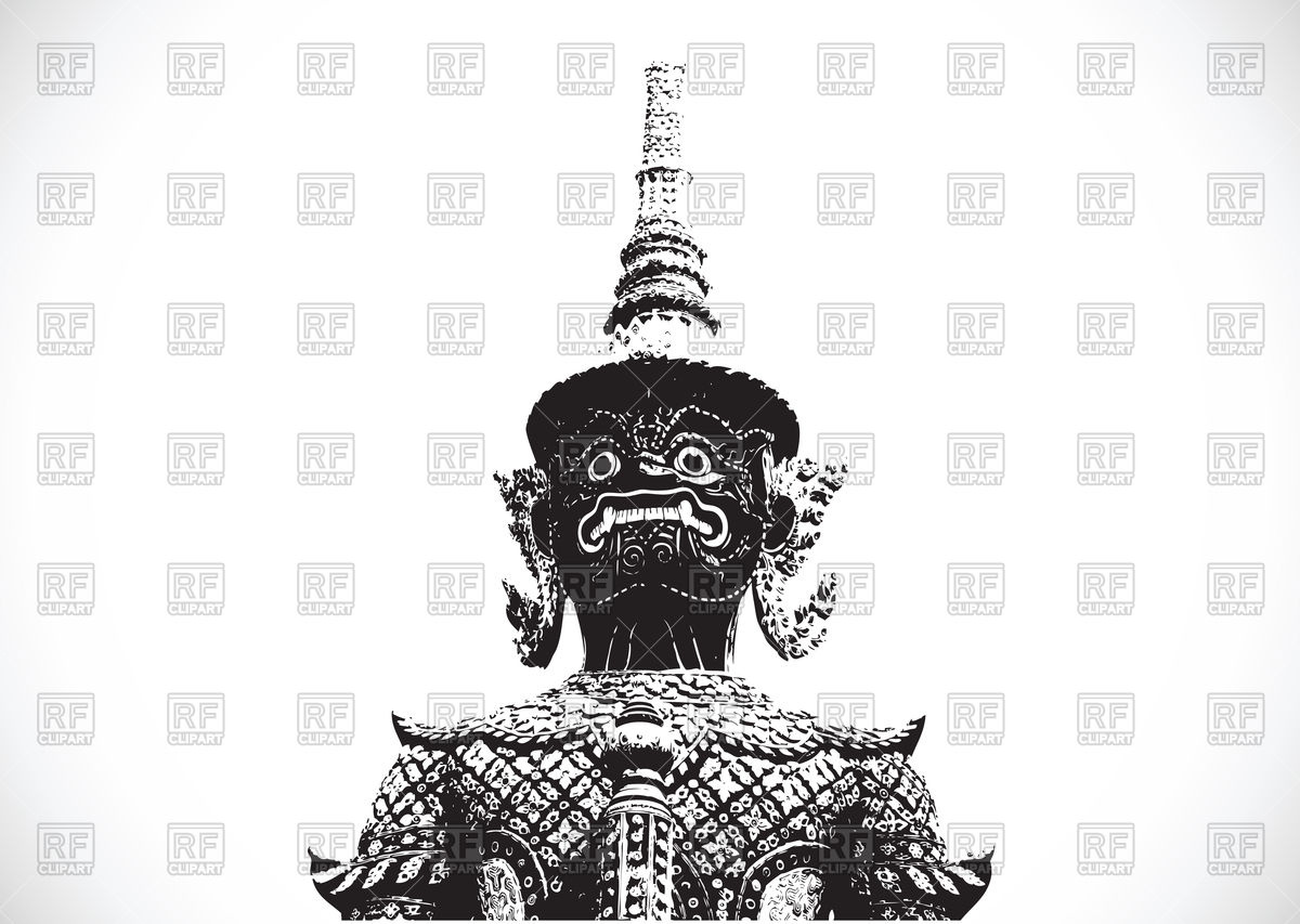 1200x853 Thai Giant Art Vector Image Of Travel Tumdee