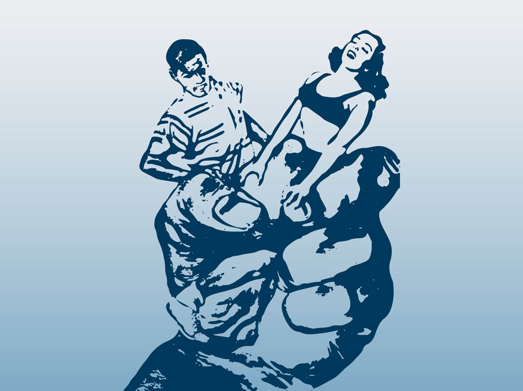 1024x765 Giant Hand Vector Vector Art Graphics