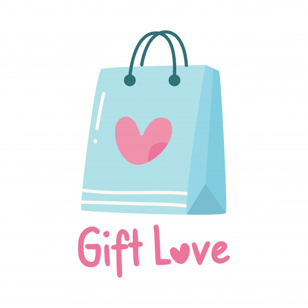 626x626 Cute Design With Gift Bag Vector Premium Download