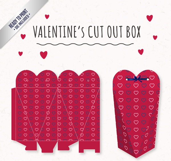 600x562 Red Valentine's Day Gift Bag Vector Graphics My Free Photoshop