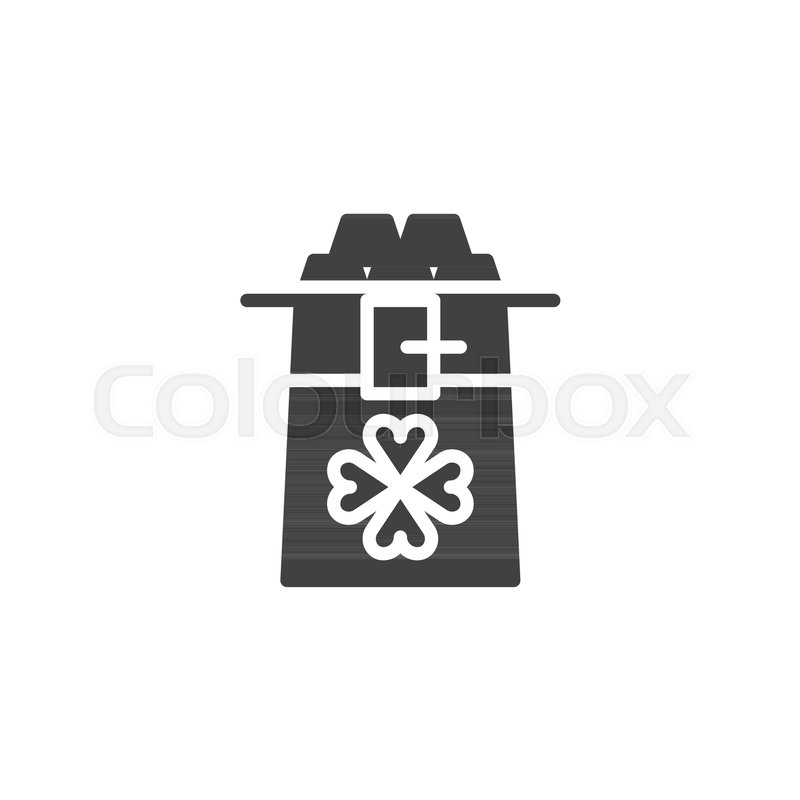 800x800 St Patrick's Day Gift Basket Vector Stock Vector Colourbox