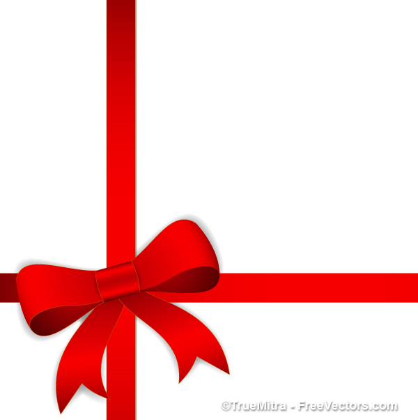 600x602 Download Free Gift Ribbon Bow Vector Illustration