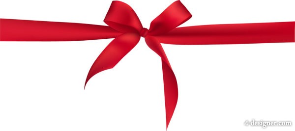 600x267 Designer Exquisite Ribbon Vector Material