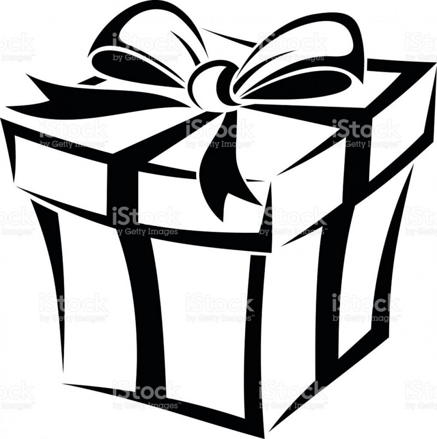 1465x1473 Gift Box Vector Black Silhouette Gm Soidergi