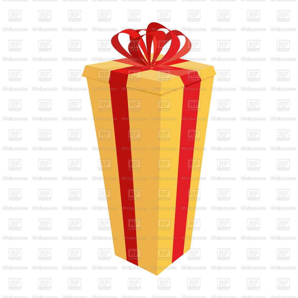 1200x1200 Big Gift Box Vector Image Of Icons And Emblems Popaukropa