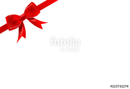 500x342 Gift Card Template Ribbons And Bow Stock Image And Royalty Free