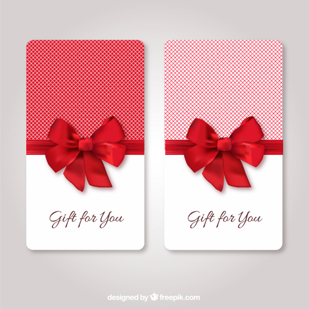626x626 Gift Cards Template Vector Free Download
