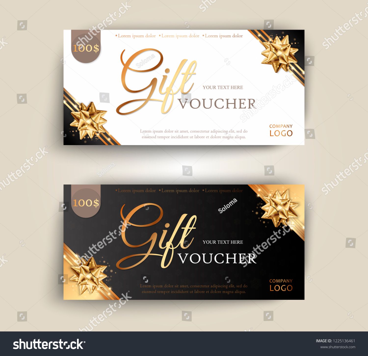 1500x1450 Vector Set Of Luxury Gift Vouchers With Ribbons And Gift Box