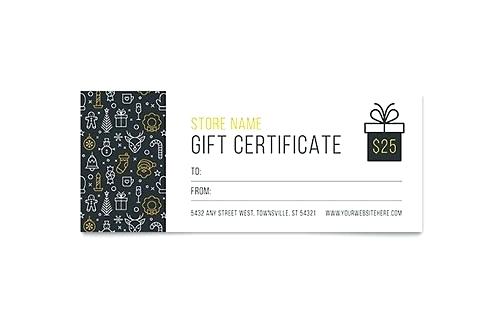 500x310 Template Ideas Gift Voucher Design Discount Card Vector Stunning