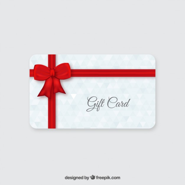 Gift Card With Red Ribbon Vector Free Download 626x626 Gift Card With Red Ribbon Vector Free Download