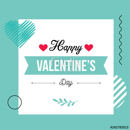 Happy Valentines Day Card Love Design Banner Design Gift Card 500x500 Happy Valentines Day Card Love Design Banner Design Gift Card