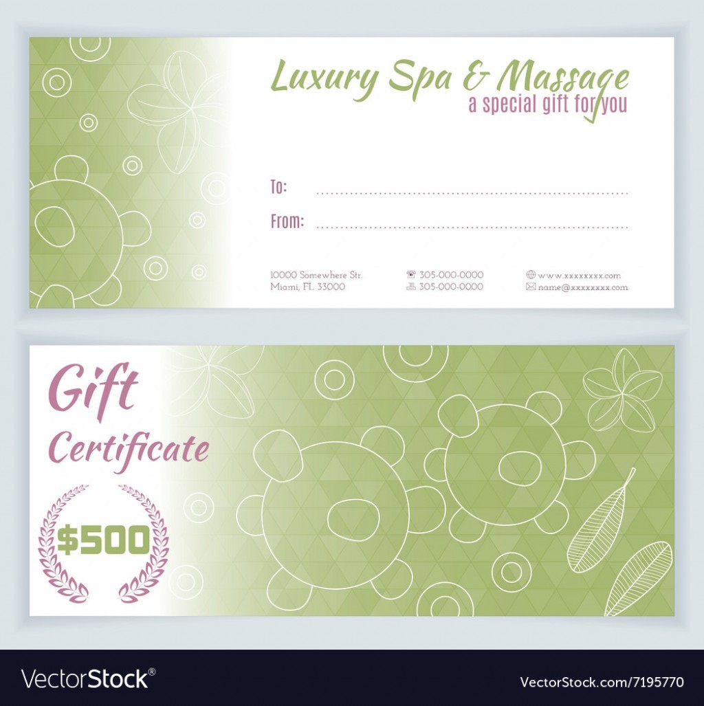 1024x1027 Gift Card Vector Png Beautiful Spa Gift Certificate Template