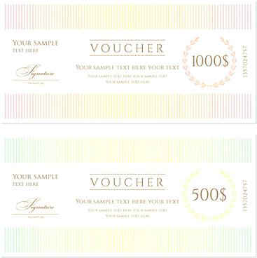 367x368 Money Gift Voucher Template Christmas Certificate Cash Vectors