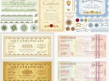 220x164 Red Gift Certificate Vector