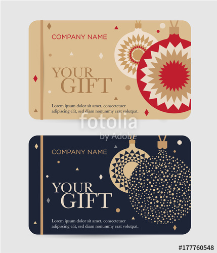 Christmas Gift Certificate With Christmas Balls New Year Gift 429x500 Christmas Gift Certificate With Christmas Balls New Year Gift
