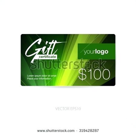 Gift Certificate Design Template 450x445 Gift Certificate Design Template