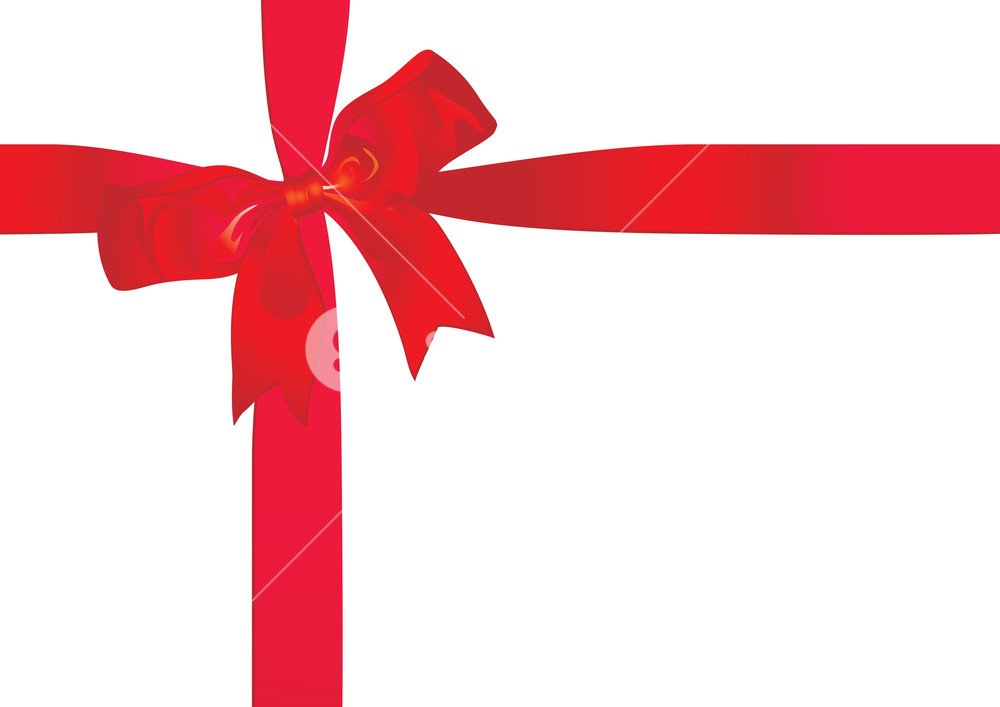 1000x707 Gift Ribbon Vector Illustration Royalty Free Stock Image