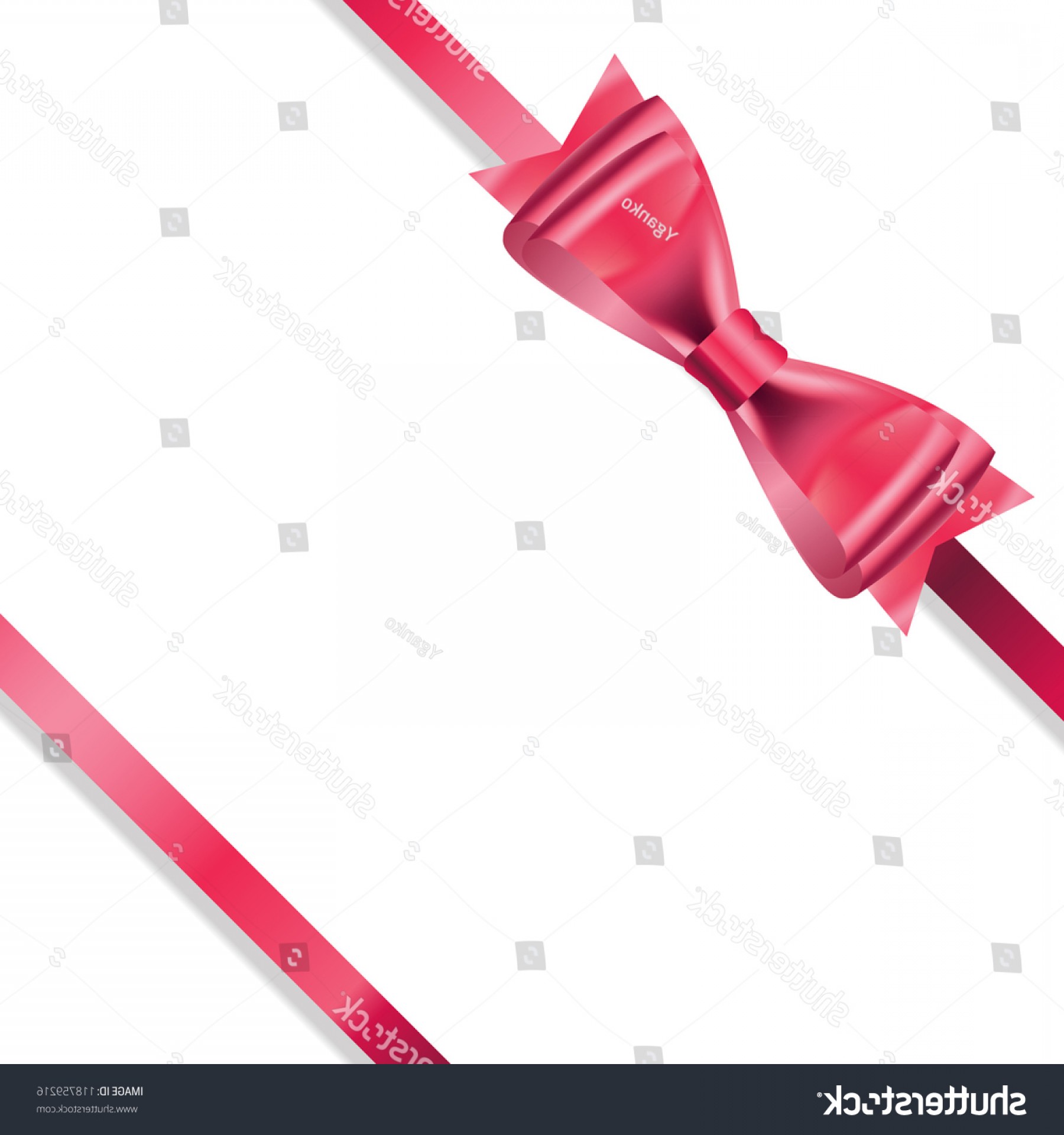 1800x1920 Red Gift Ribbon Vector Illustration Handandbeak
