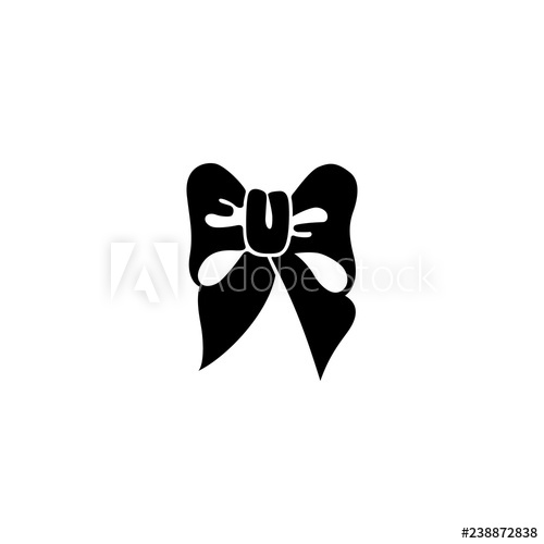 500x500 Gift Ribbon Vector Icon Gift Ribbon Sign On White Background