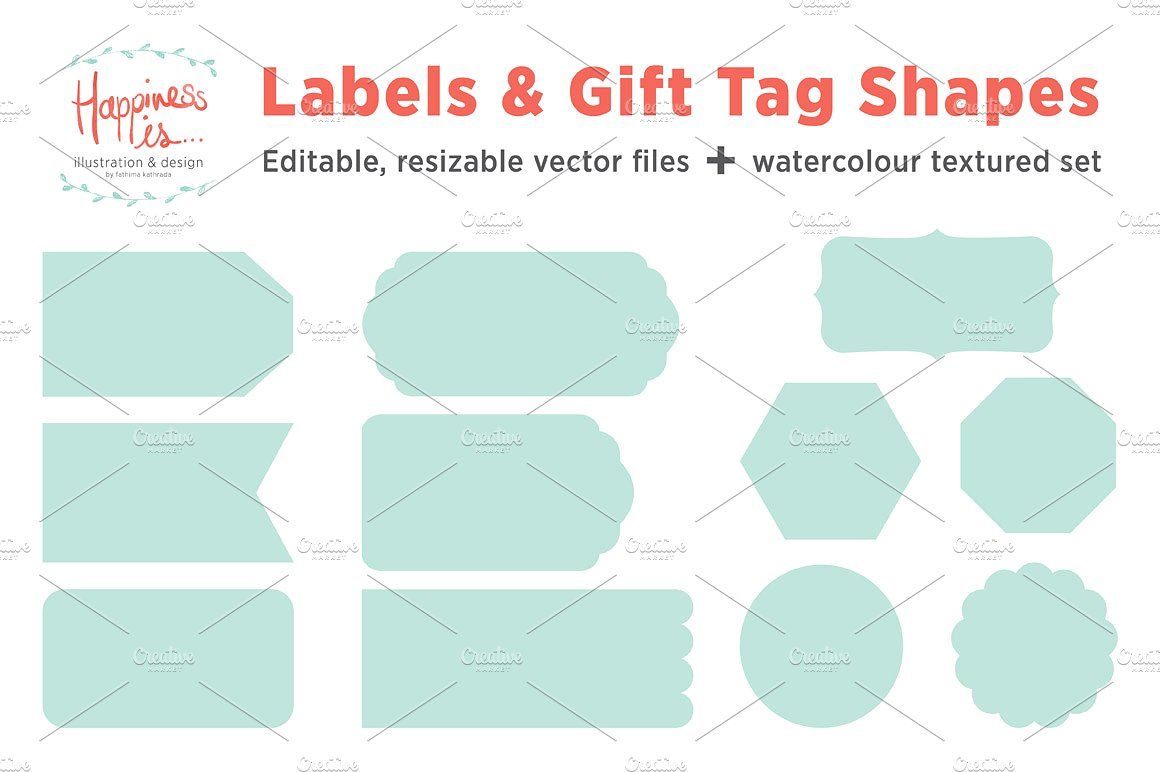 Gift Tag Vector