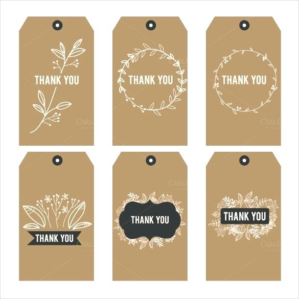 585x585 Thank You Printable Tags Vector Format Free Gift Label Printables