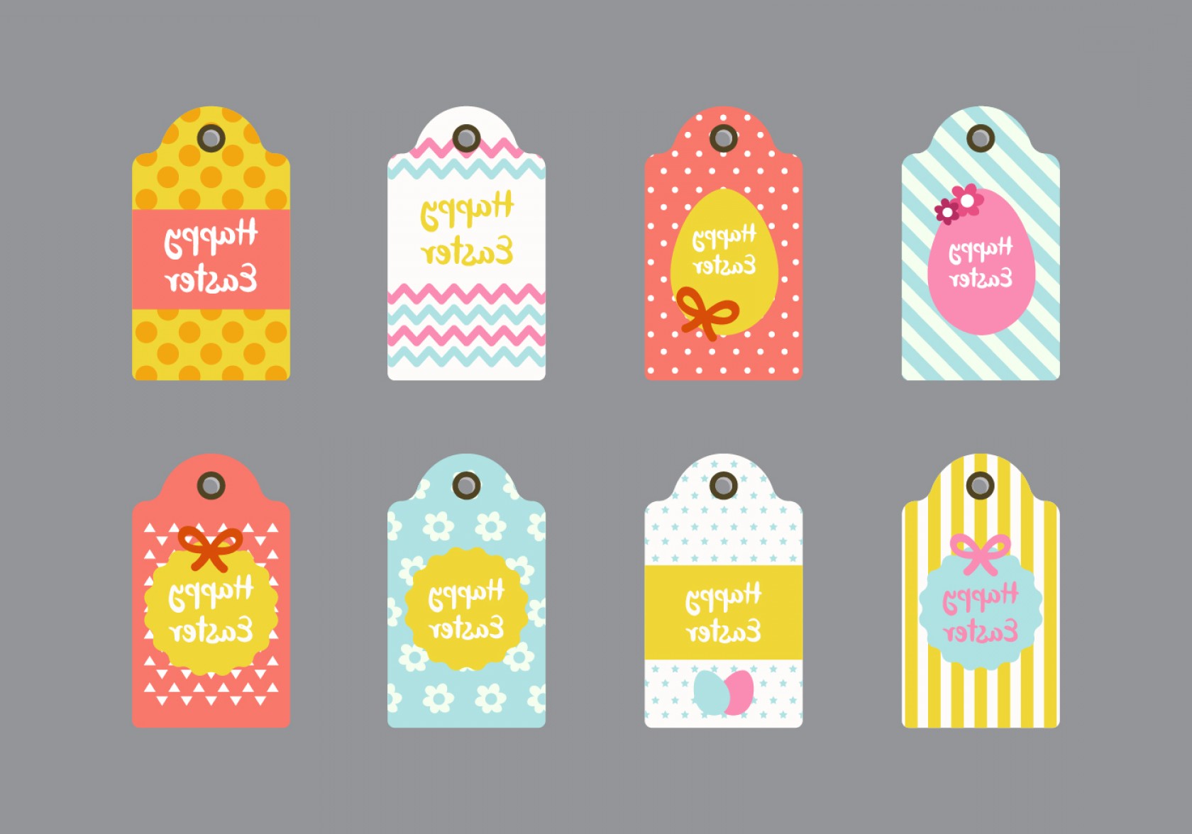 1680x1176 Easter Gift Tag Vector Collections Soidergi
