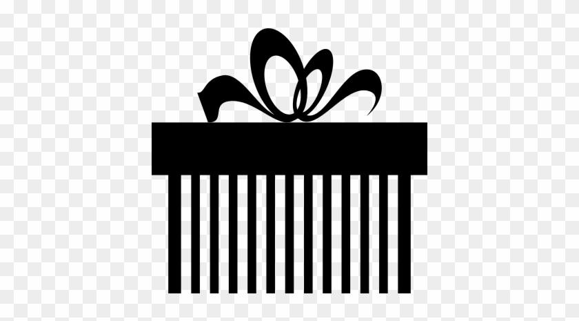 840x465 Giftbox Striped With Ribbon Vector