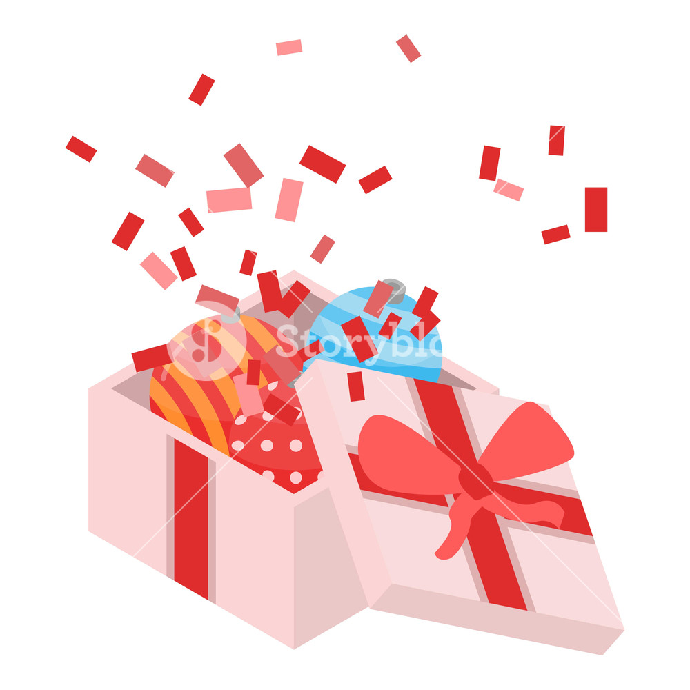 1000x1000 Open Gift Box Icon Isometric Of Open Gift Box Vector Icon For Web