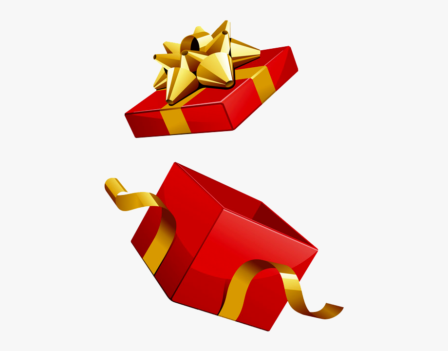 920x720 Present Clipart Opened