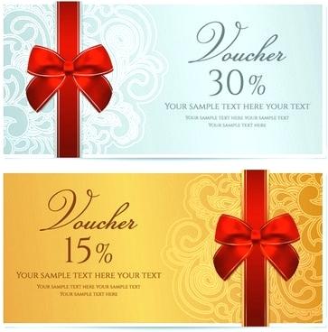 363x368 Voucher Template Free Gift Vector Download Demo Certificate