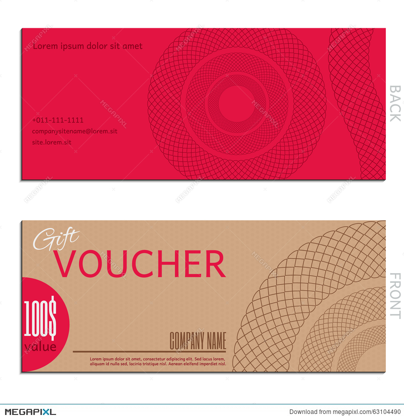 Gift Voucher Vector Free Download At Vectorified.com | Collection Of ...