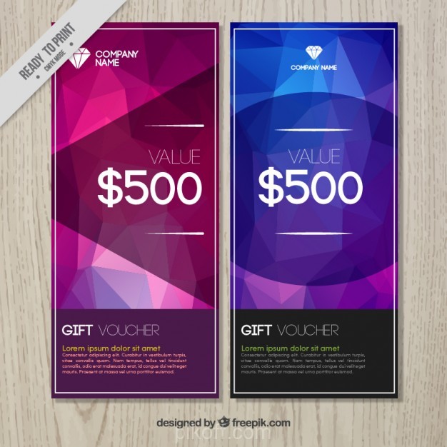 626x626 Elegant Gift Voucher Vector Free Download