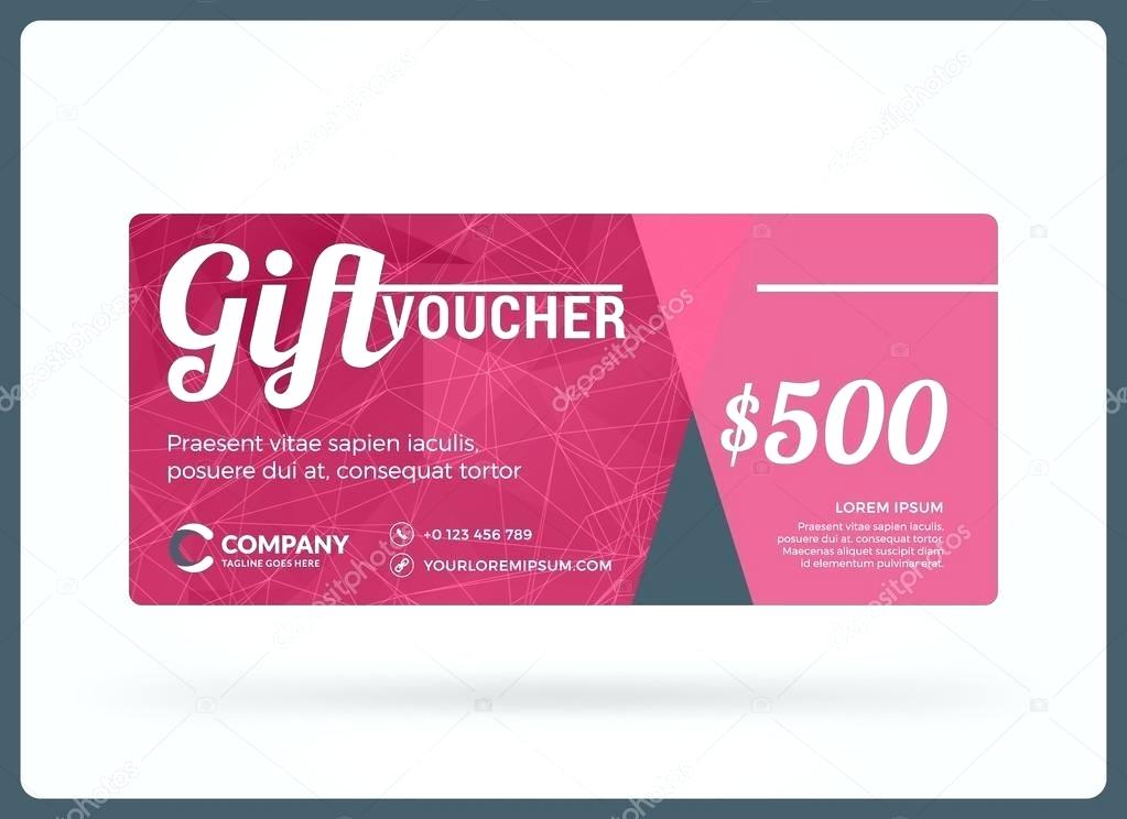 1023x744 Gift Card Design Template