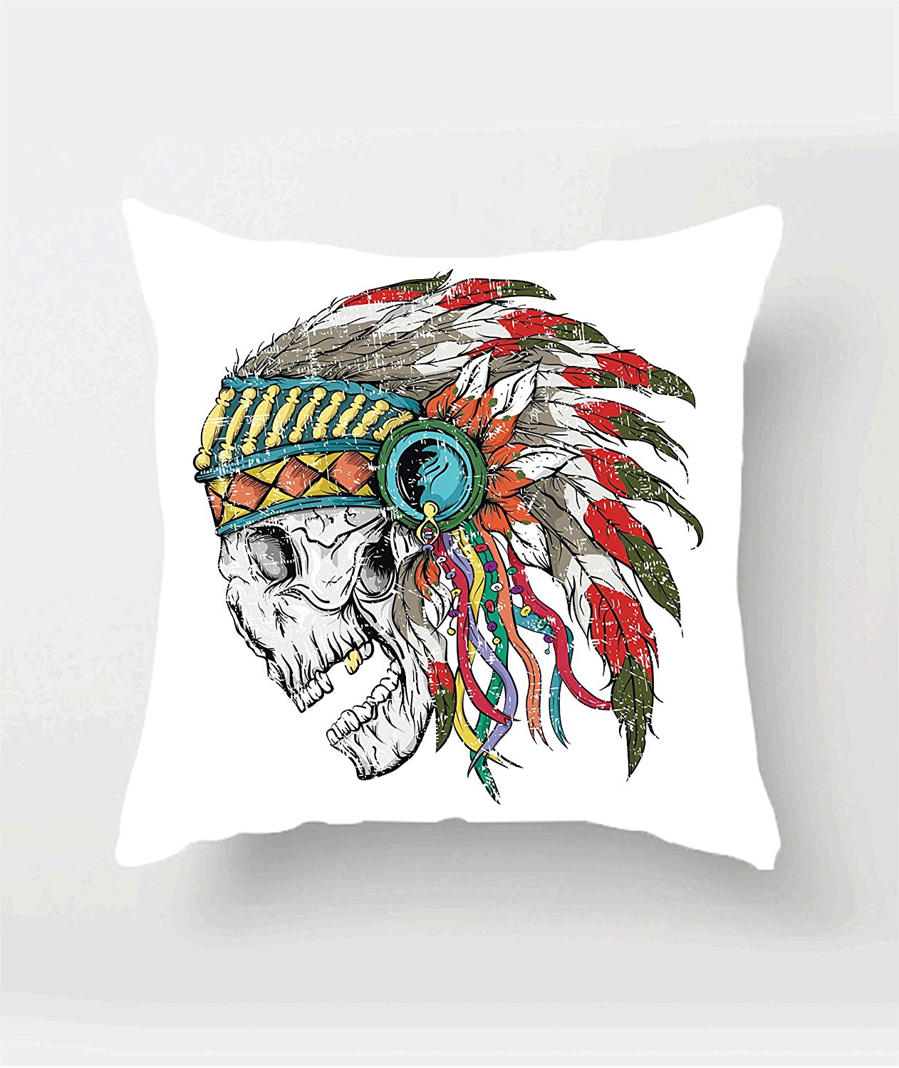 1262x1500 Buy Gift Wrap Vector Illustration Of Colorful Indian Skull