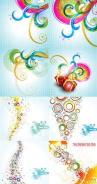 194x368 Vector Gift Wrap Pattern Free Vector Download