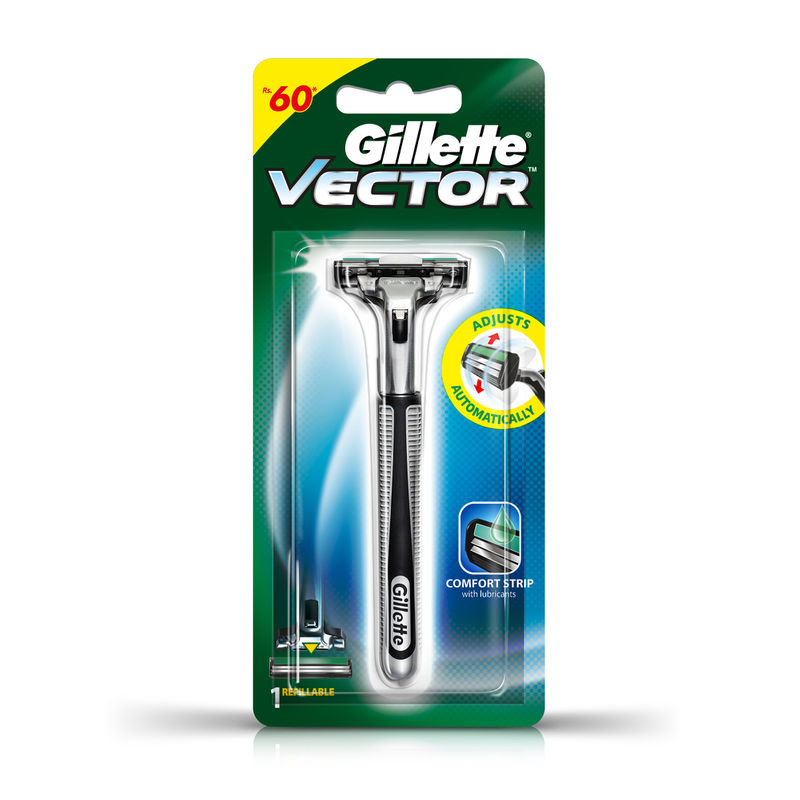 800x800 Buy Gillette Vector Plus Manual Shaving Razor
