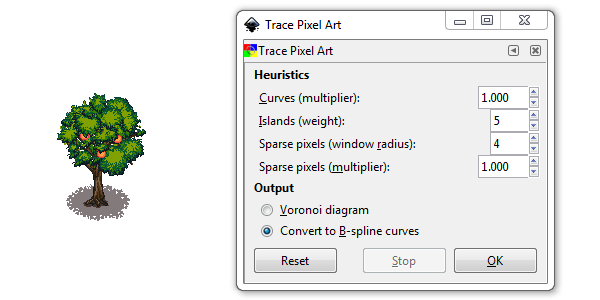 converting photoshop to vector inkscape