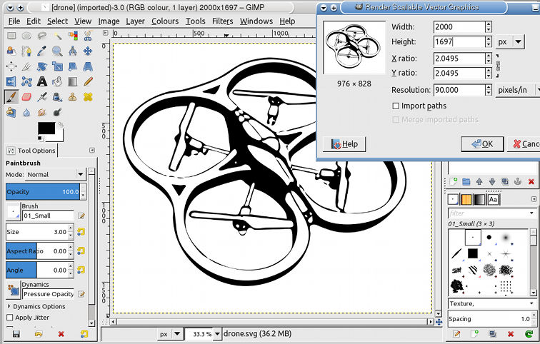 756x482 Gimp Chat Removing Jagged Lines On Upsize
