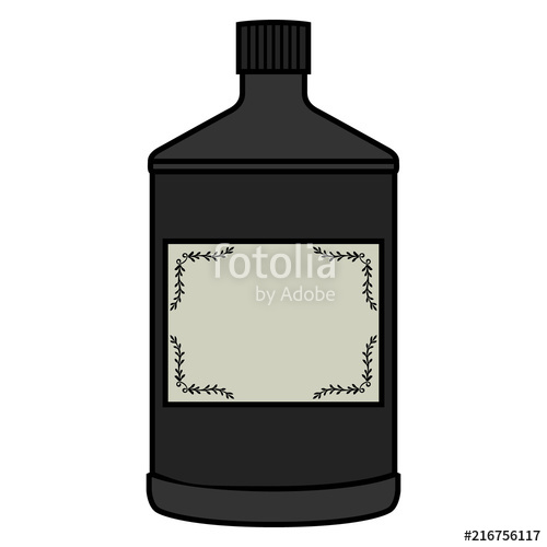 500x500 Cartoon Bottle Of Gin Stock Image And Royalty Free Vector