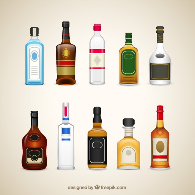 626x626 Alcohol Bottle Vectors, Photos And Free Download