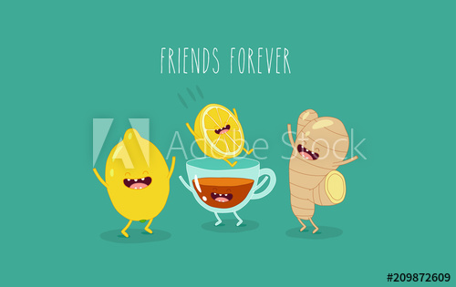 500x315 Black Tea With Lemon And Ginger Vector Illustrations You Can Use